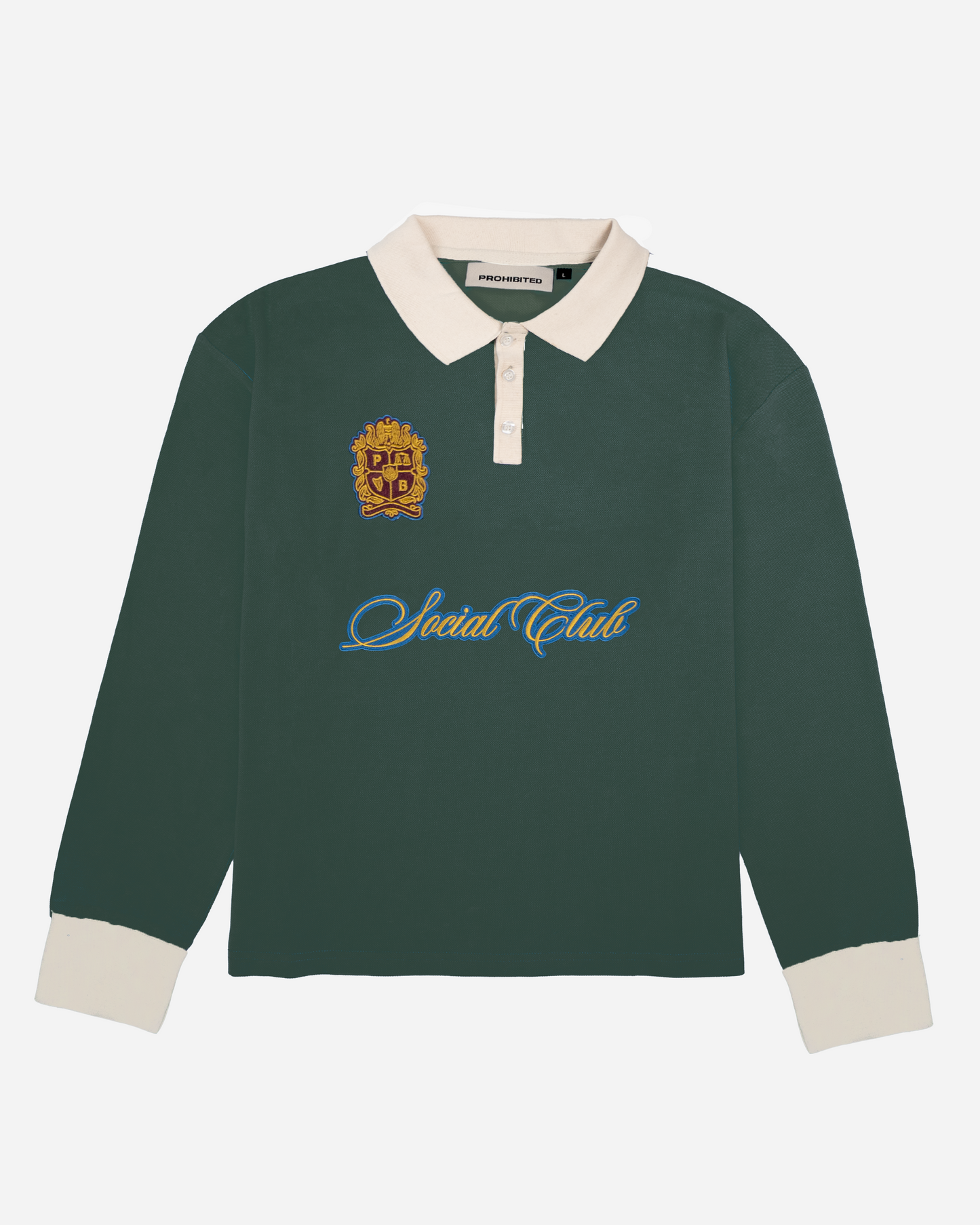 Club Polo Longsleeve Green