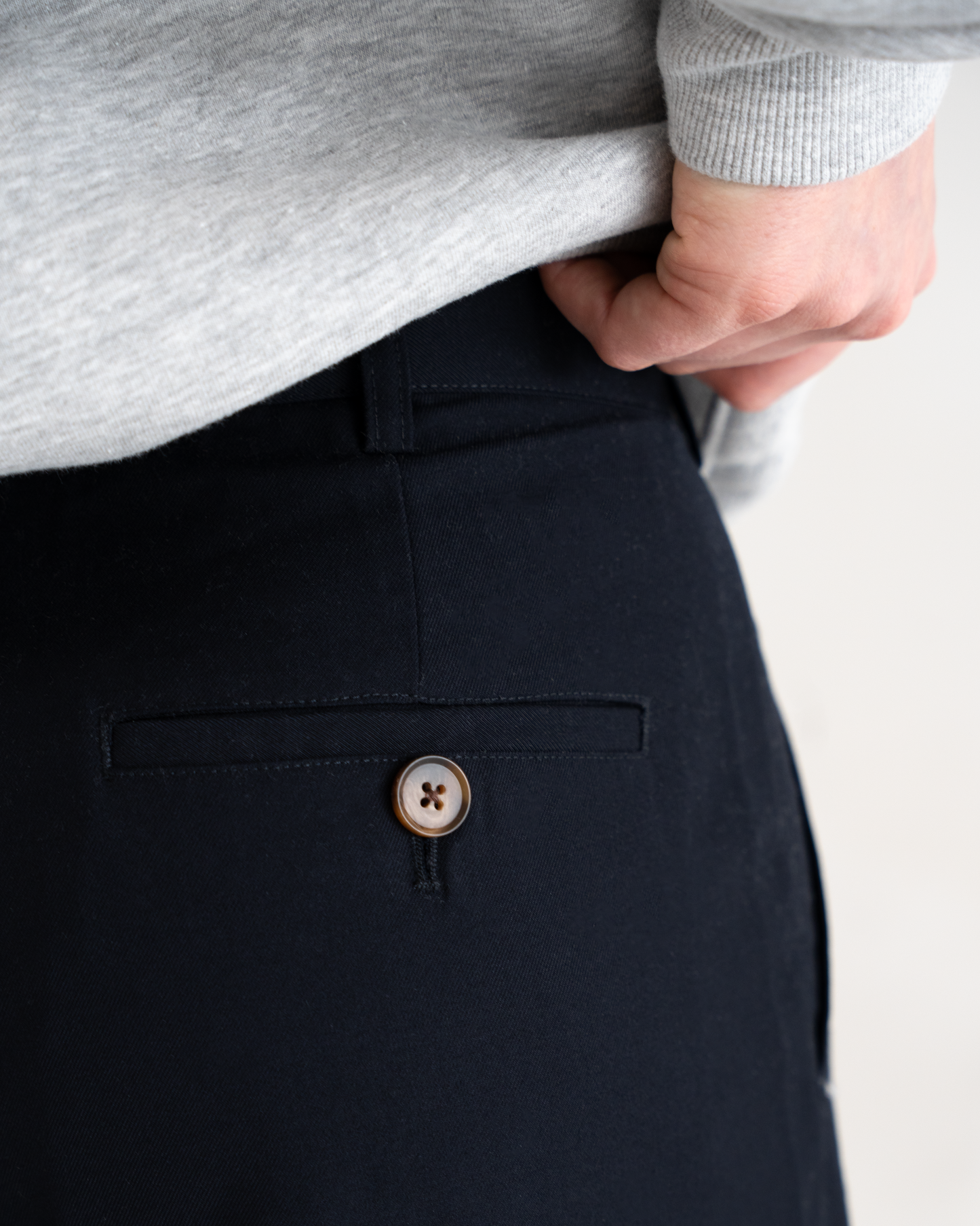 SoHo Pleated Pants Vintage Navy
