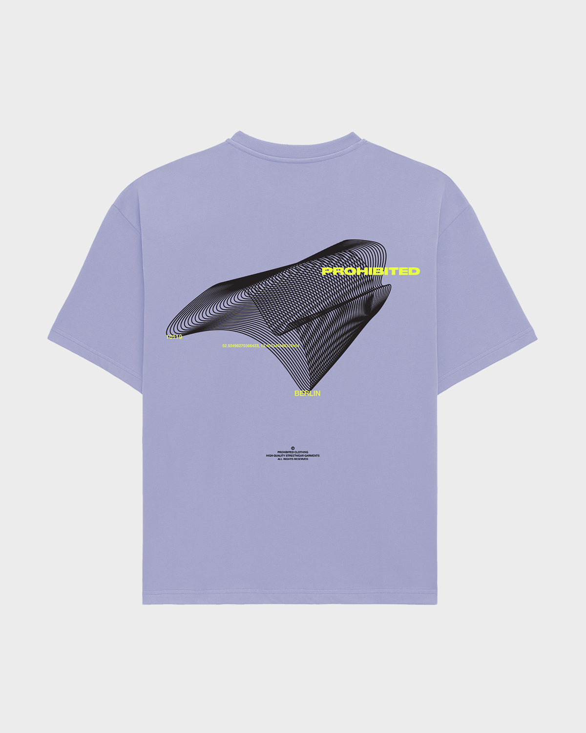 Abstract Tee Purple
