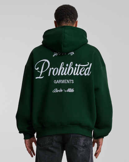 PB Garment Hoodie British Racing Green