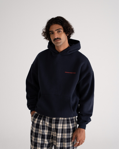 10119 Hoodie Deep Blue