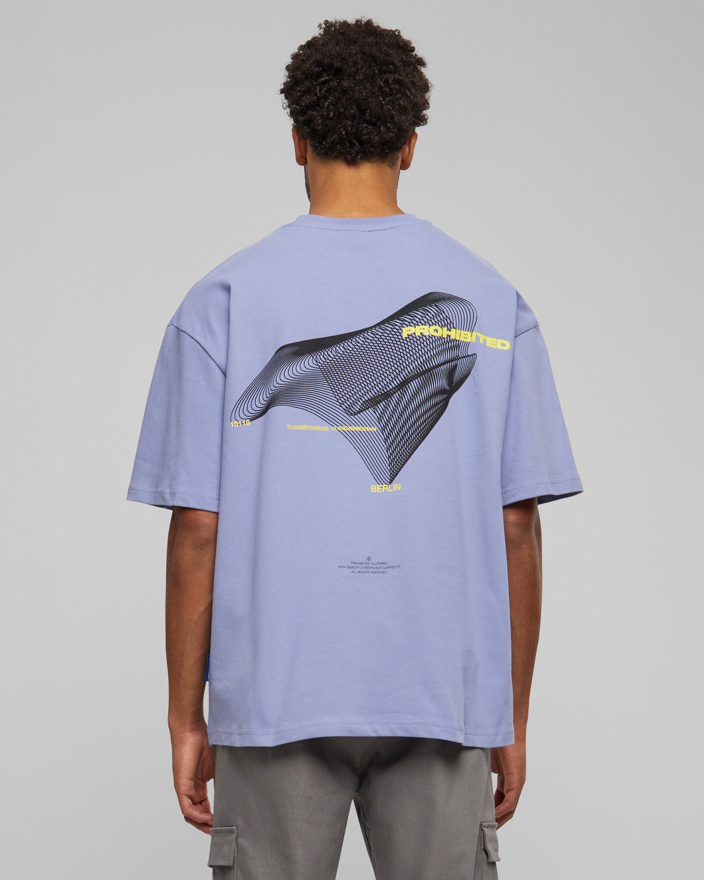 Abstract Tee Purple