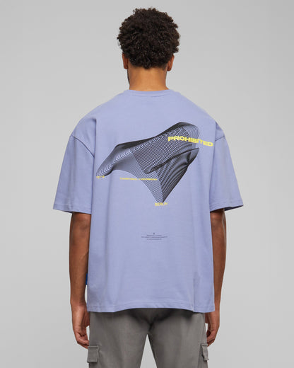 Abstract Tee Purple