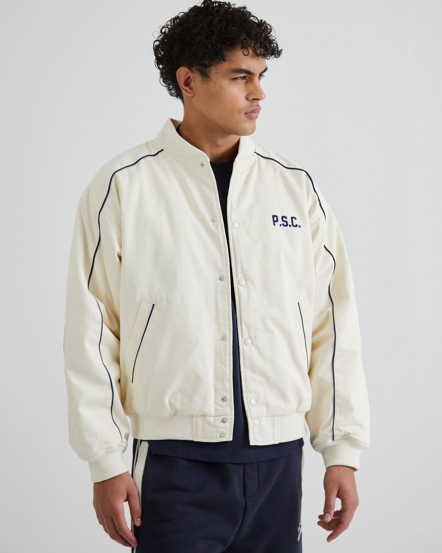 SC Stadium Jacket Ivory