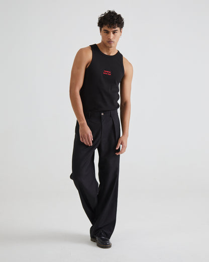 SoHo Pleated Pants Black