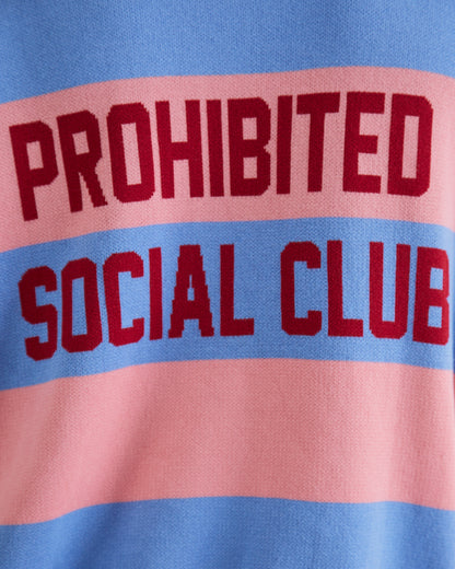 SC Striped Knit Sweater Bubblegum