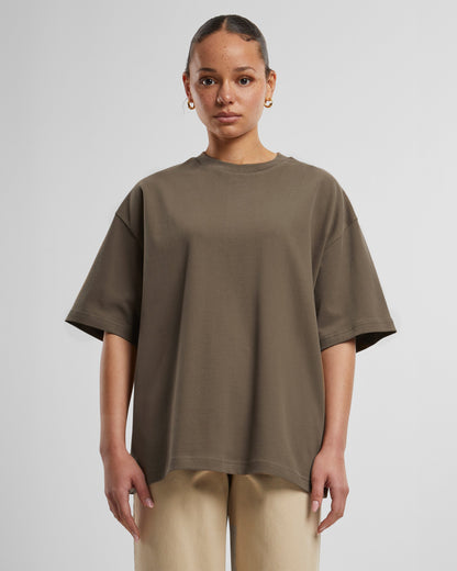 Oversized Tee | Mokka (SW)
