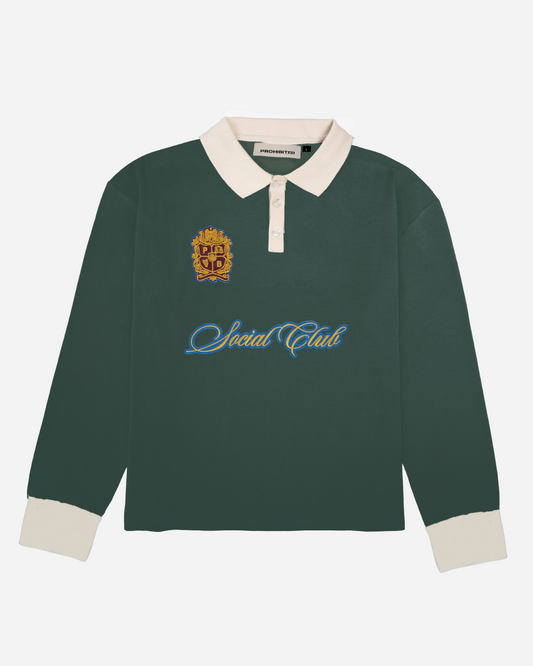 Club Polo Longsleeve Green