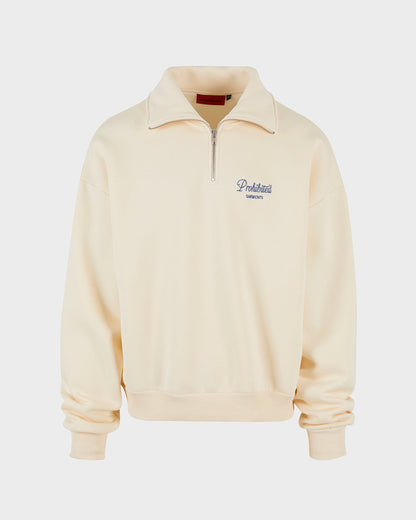 PB Garment Half-Zip Cream