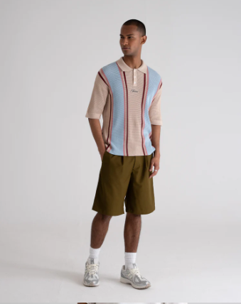 Pleated Shorts Green