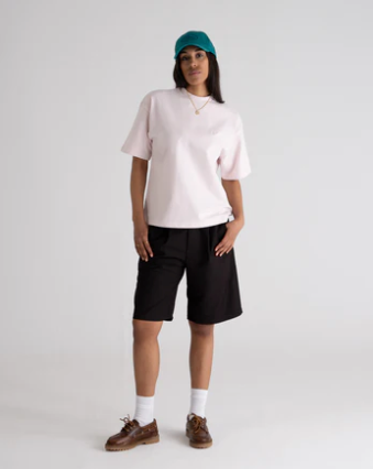 Pleated Shorts Brown