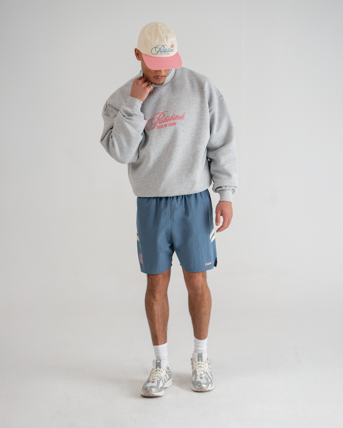 Bohemian Crew Neck Grey Melange