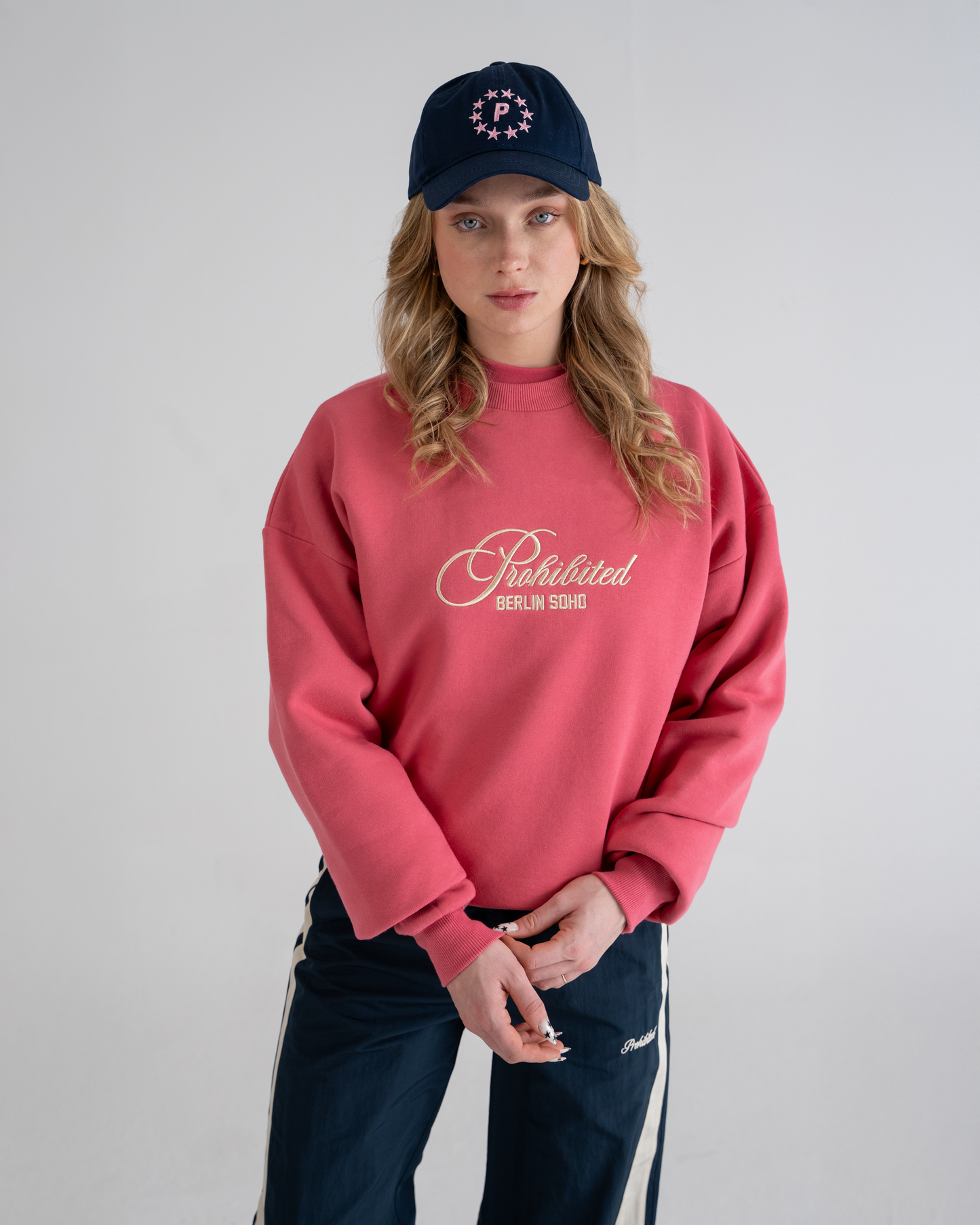 Bohemian Crew Neck Vintage Red