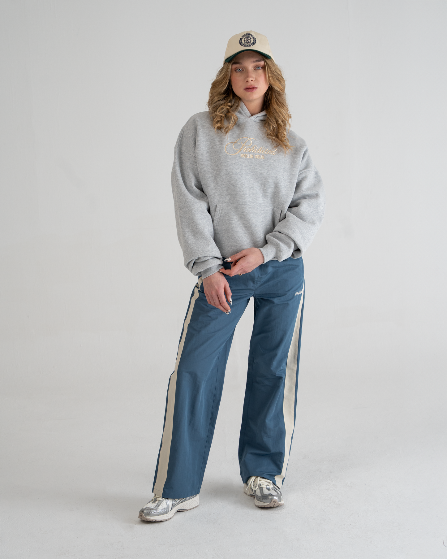 Bohemian Hoodie Grey Melange