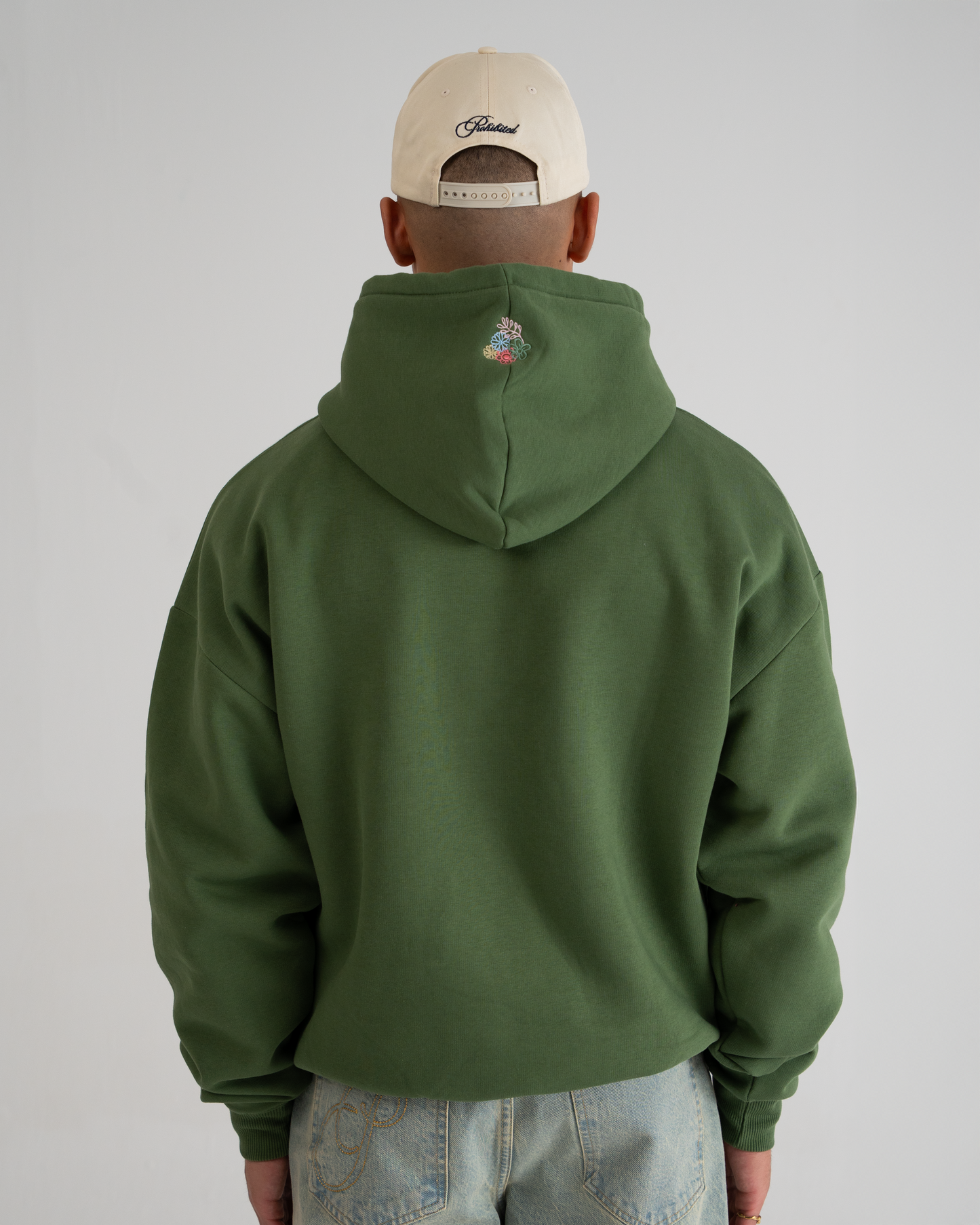 Bohemian Hoodie Vintage Green