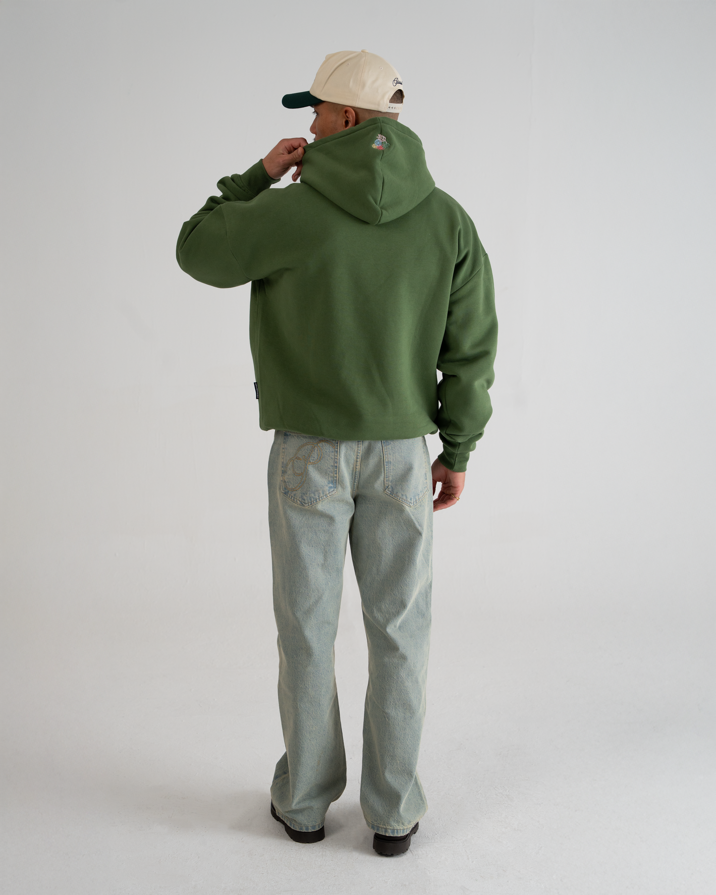 Bohemian Hoodie Vintage Green