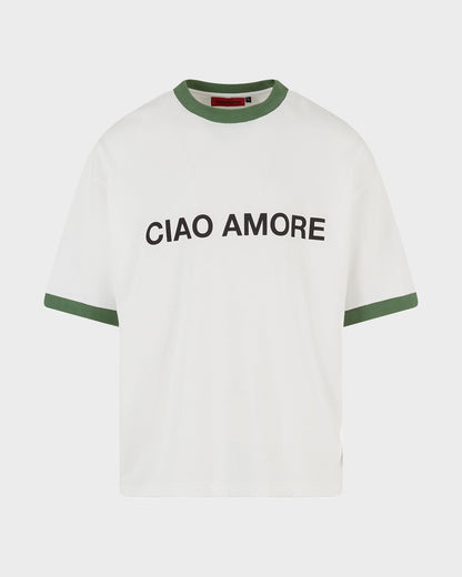 Contrast Tee Green
