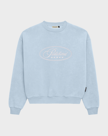 Five-Star Crew Neck Blue
