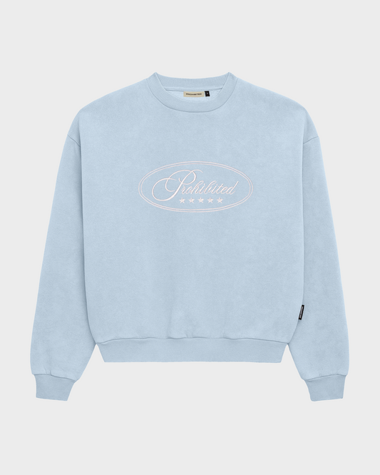 Five-Star Crew Neck Blue