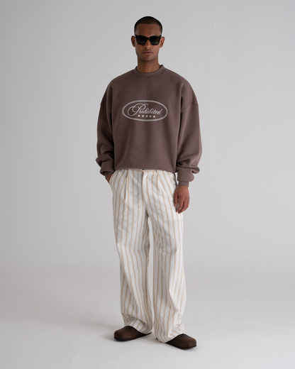 Five-Star Crew Neck Grey