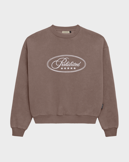 Five-Star Crew Neck Grey