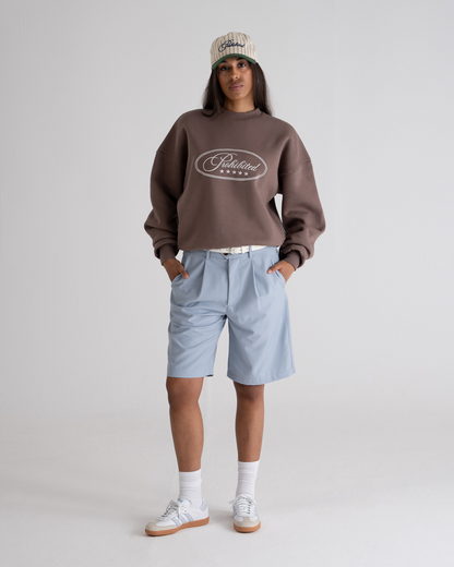 Five-Star Crew Neck Grey
