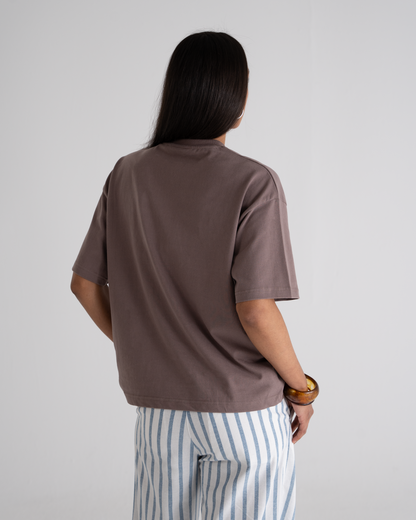 Five-Star Tee Grey