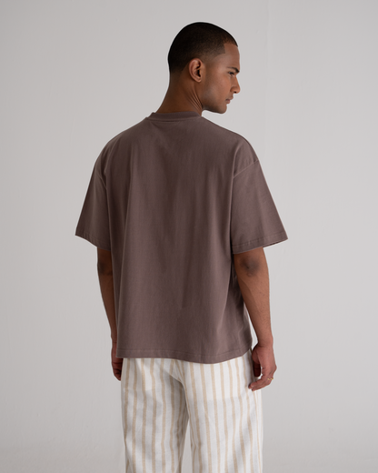 Five-Star Tee Grey