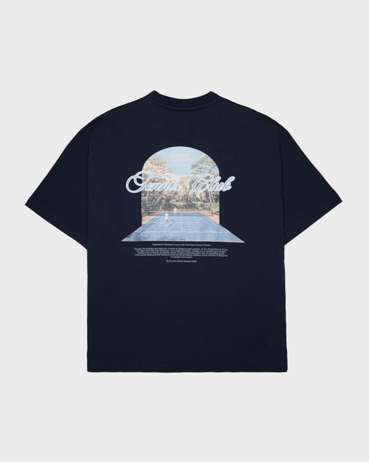 Grand Match Tennis Tee Navy
