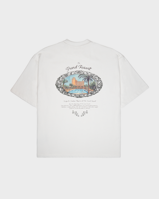 Grand Pool Tee Off-White
