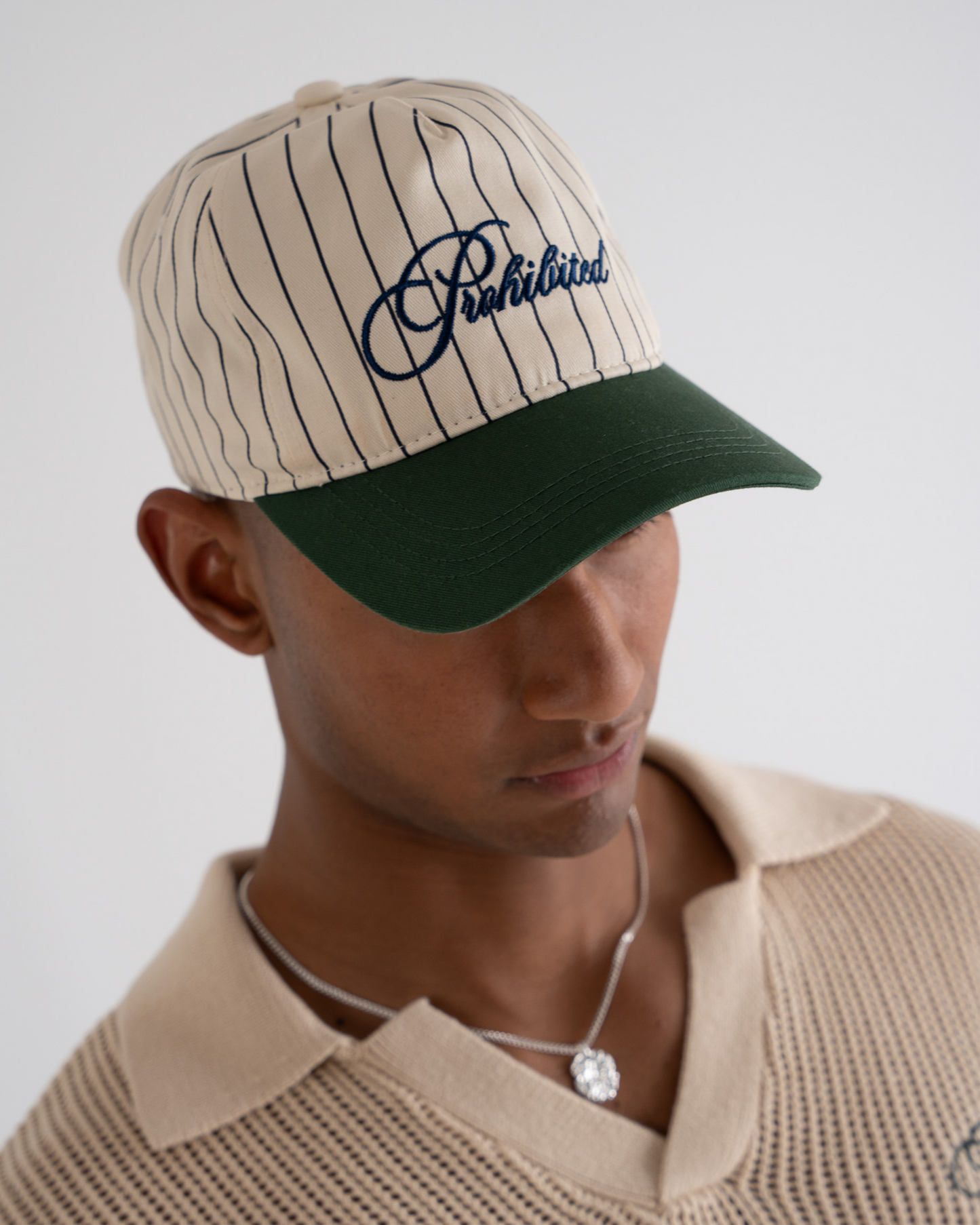 Grand Resort Pinstripe Cap Green