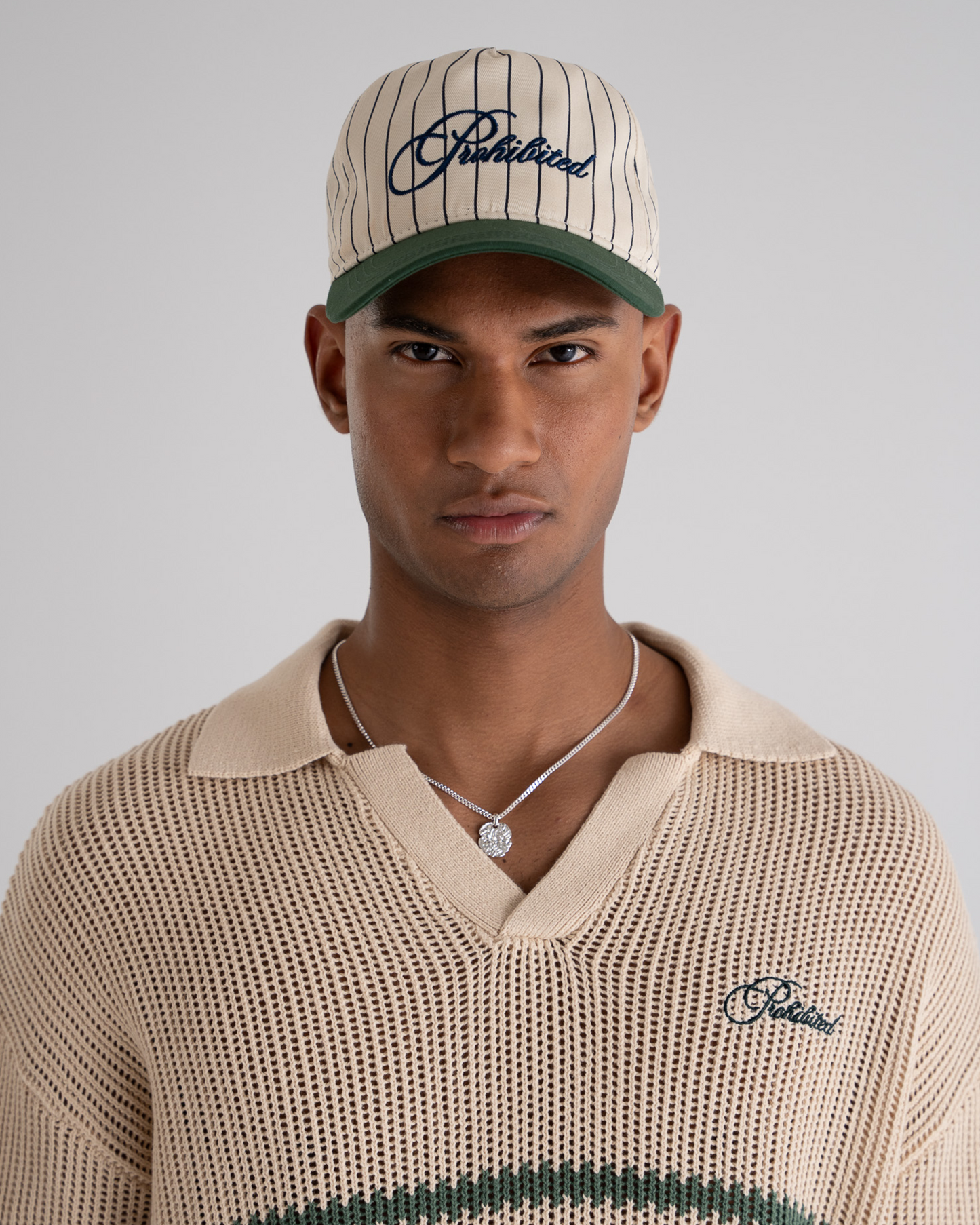 Grand Resort Pinstripe Cap Green