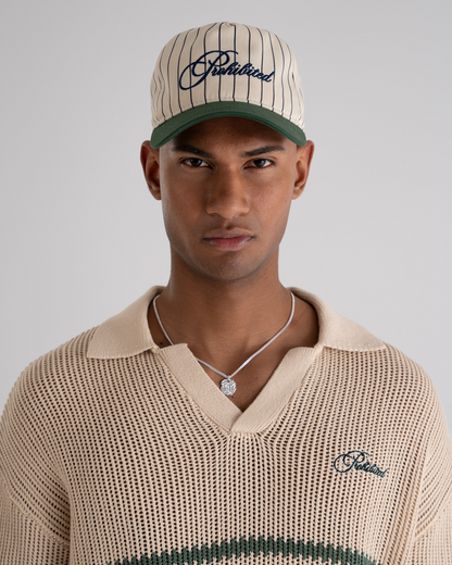 Grand Resort Pinstripe Cap Green