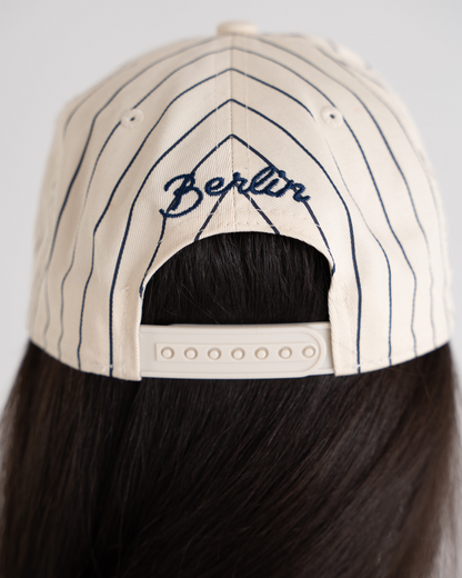 Grand Resort Pinstripe Cap Navy