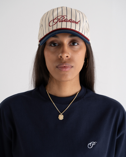 Grand Resort Pinstripe Cap Navy