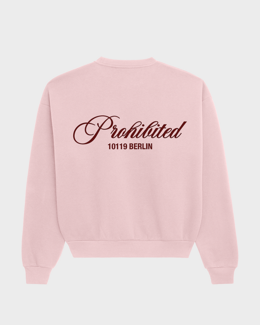 Hometown Crew Neck Cherry Pink