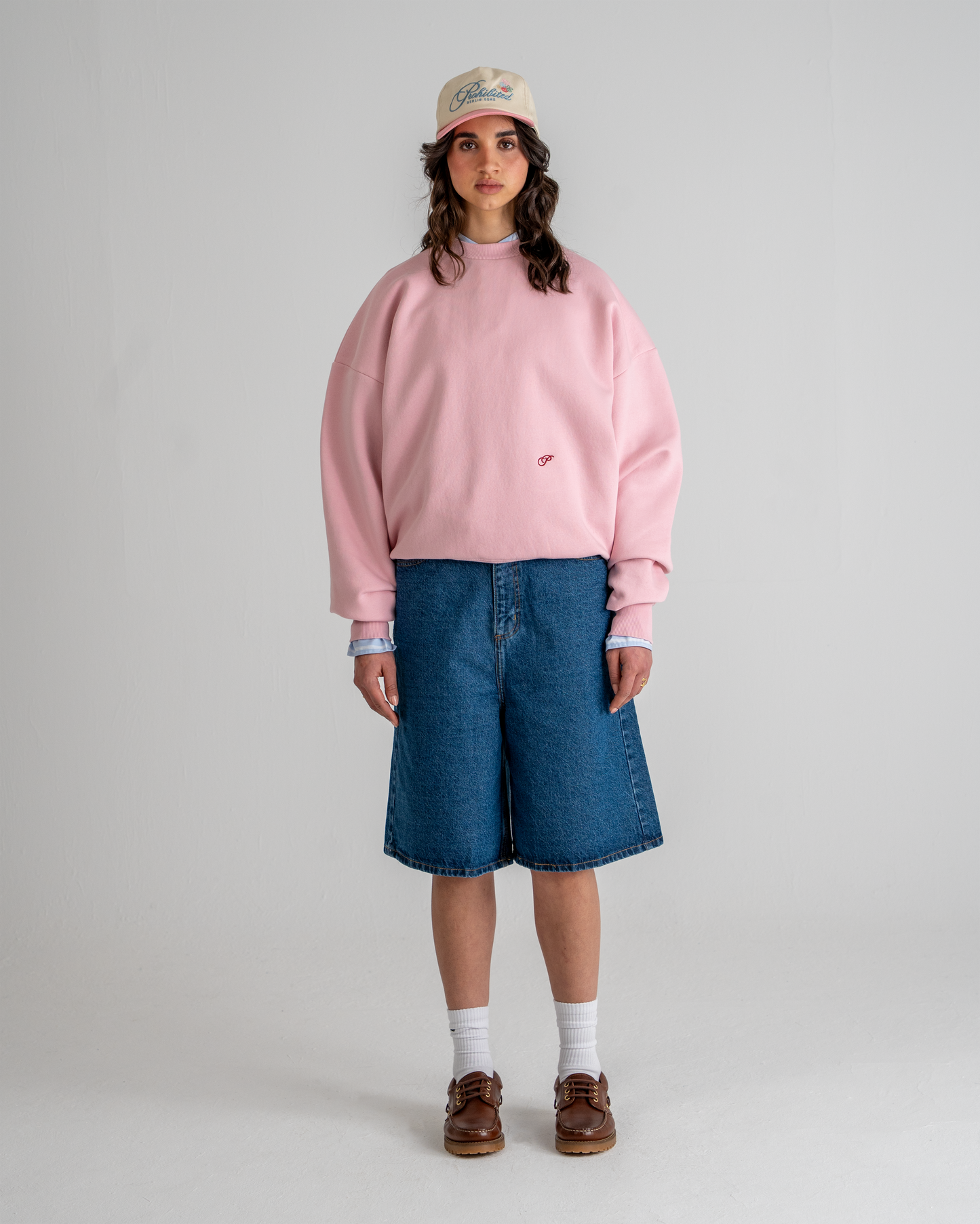 Hometown Crew Neck Cherry Pink