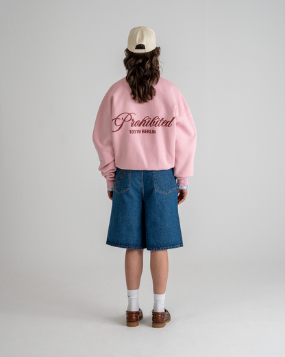 Hometown Crew Neck Cherry Pink