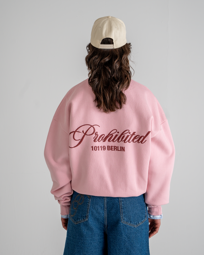 Hometown Crew Neck Cherry Pink