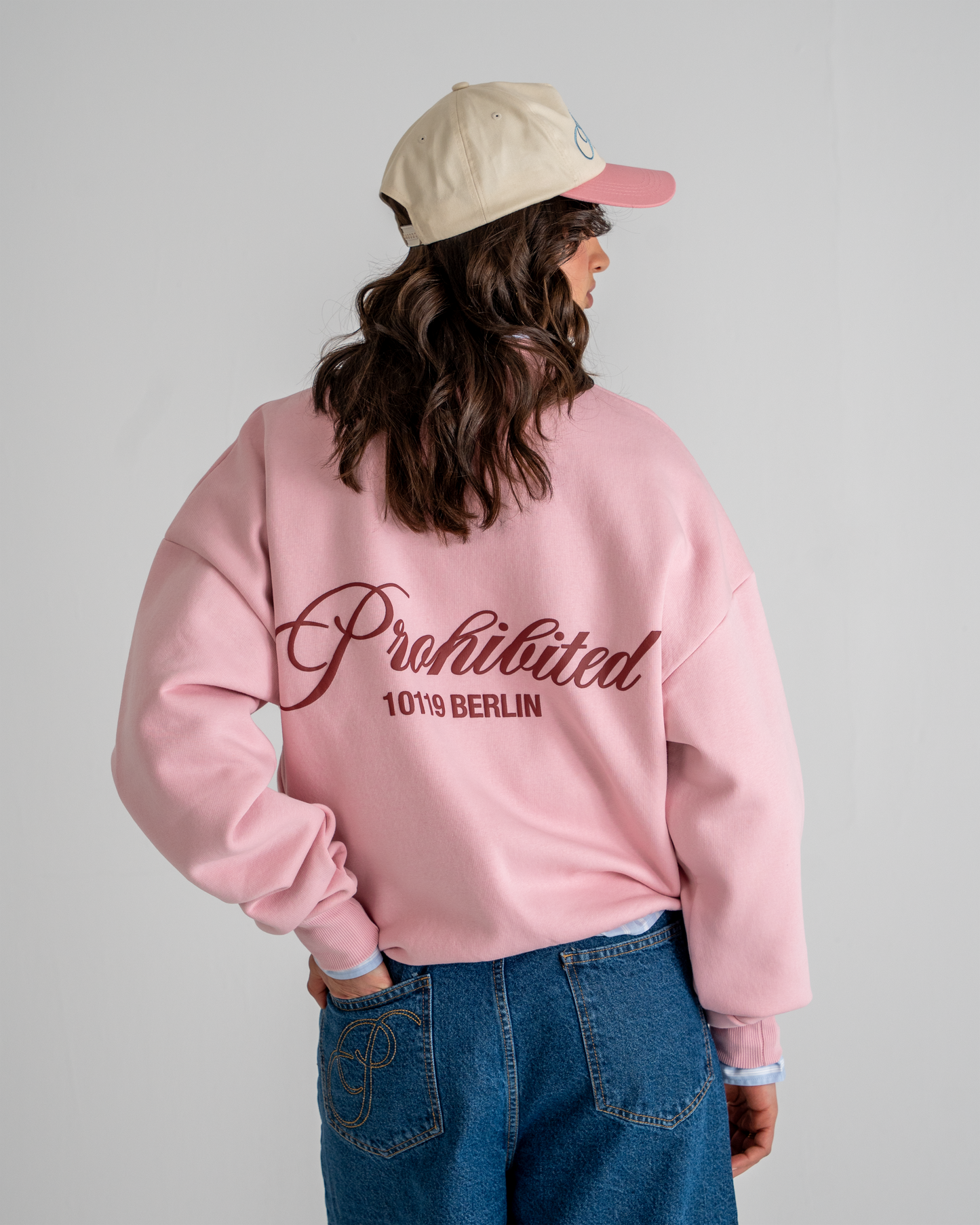 Hometown Crew Neck Cherry Pink