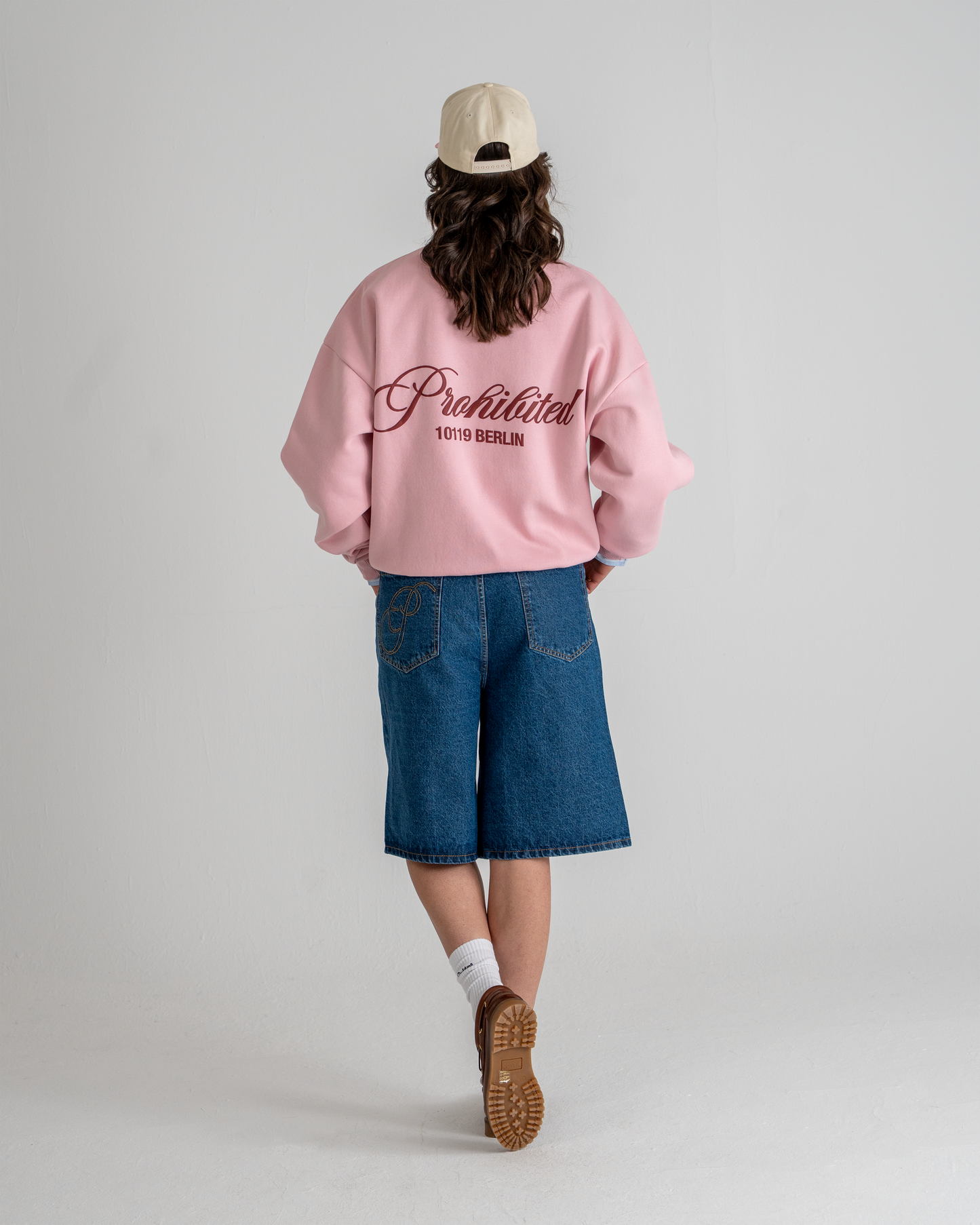 Hometown Crew Neck Cherry Pink
