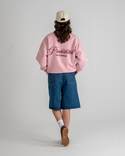 Hometown Crew Neck Cherry Pink