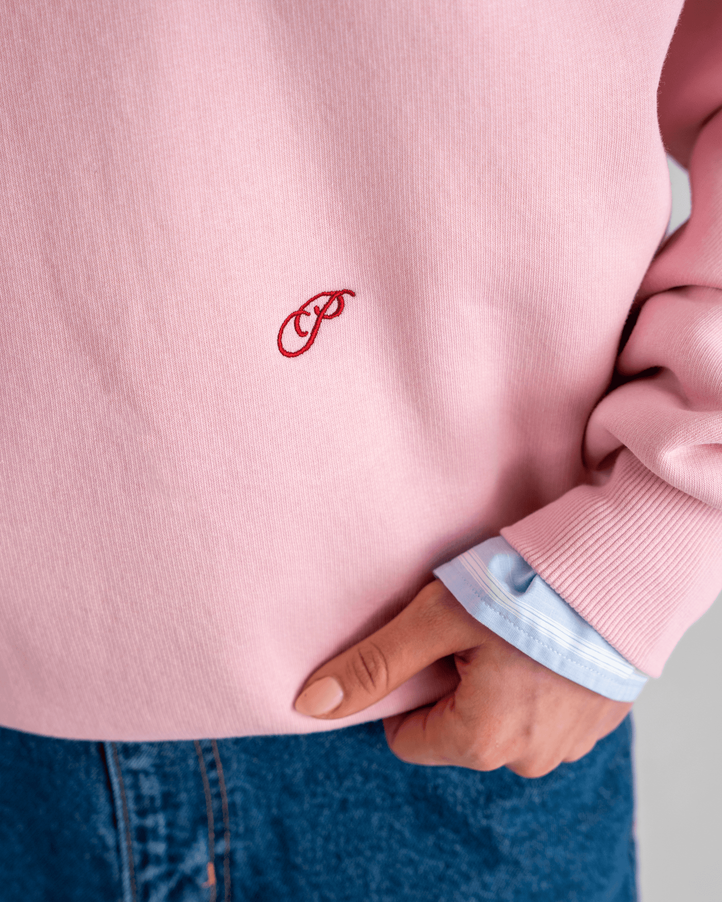 Hometown Crew Neck Cherry Pink