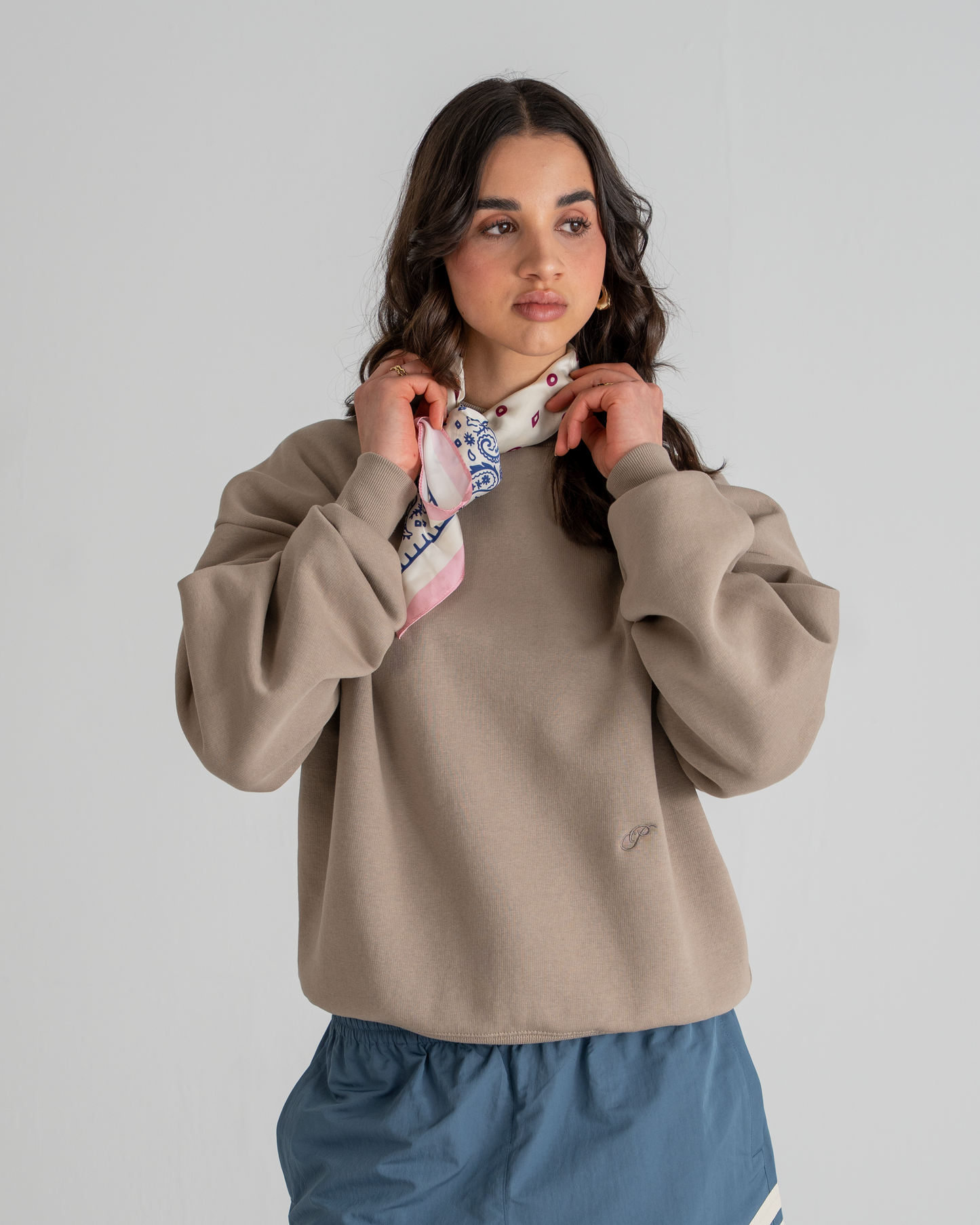 Hometown Crew Neck Dust Grey
