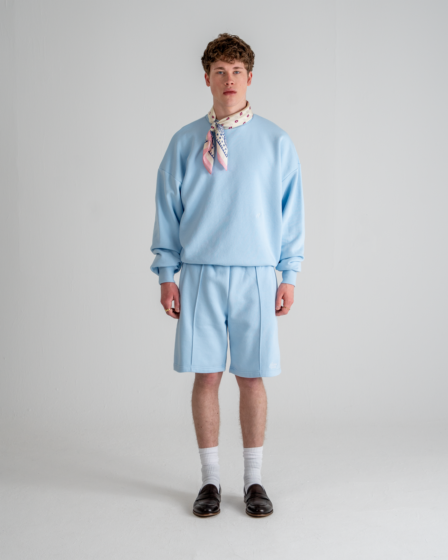 Hometown Sweatshorts Sky Blue