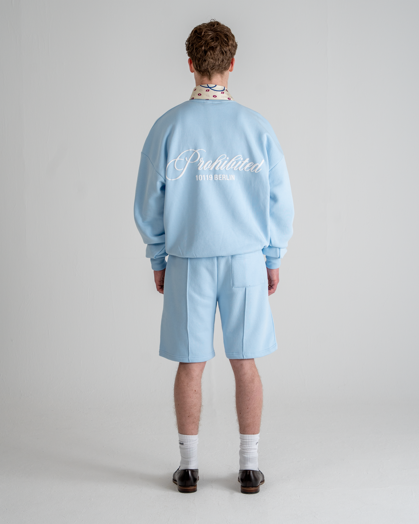 Hometown Sweatshorts Sky Blue