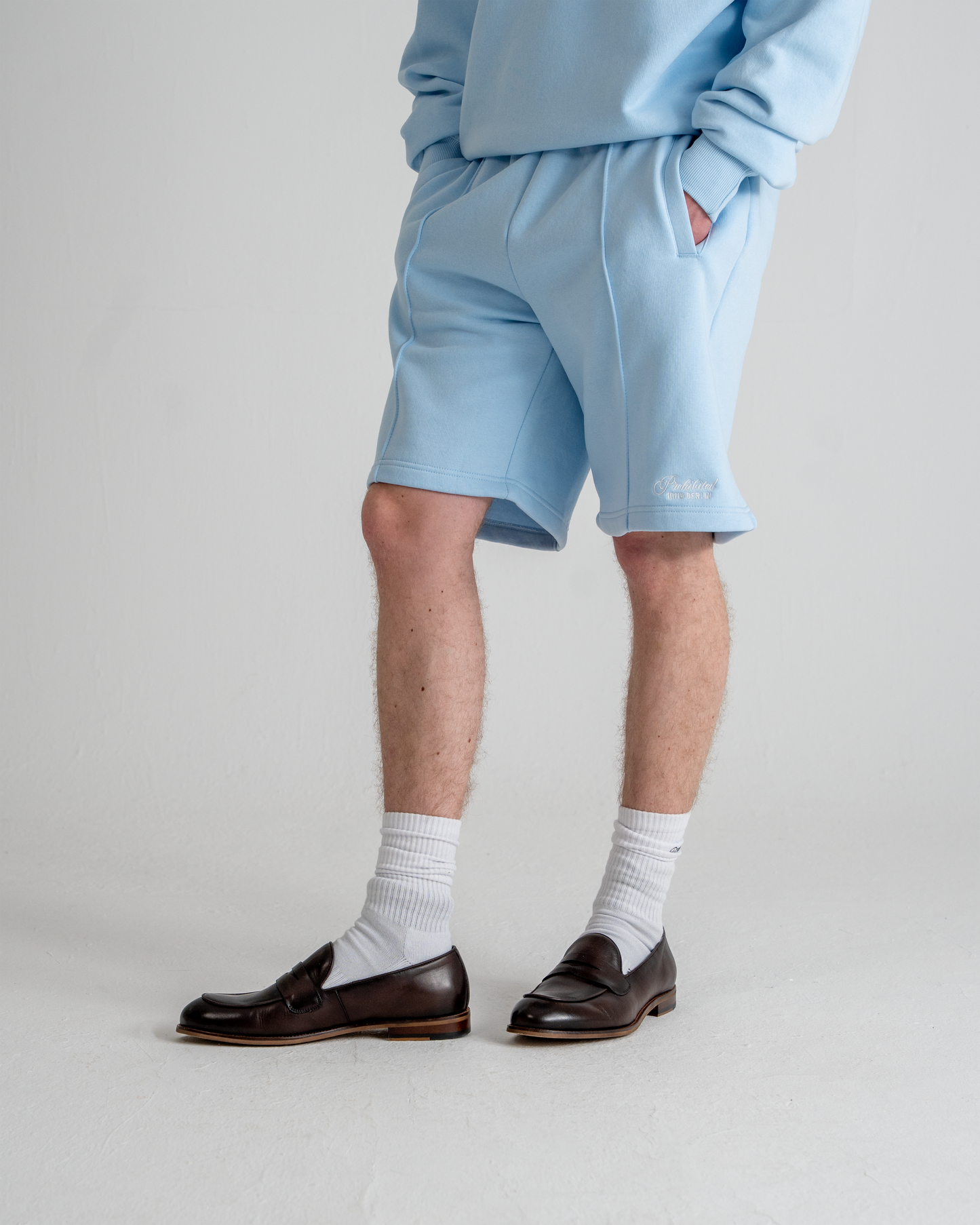 Hometown Sweatshorts Sky Blue
