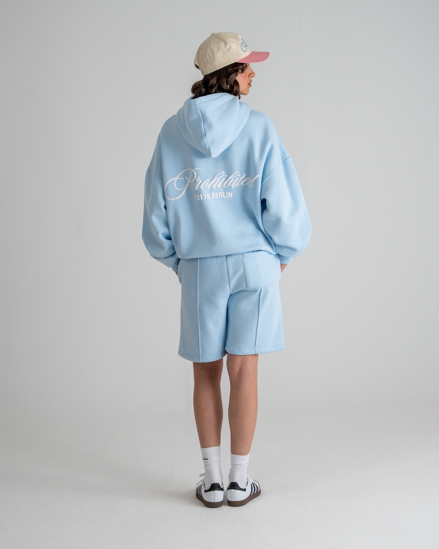 Hometown Sweatshorts Sky Blue