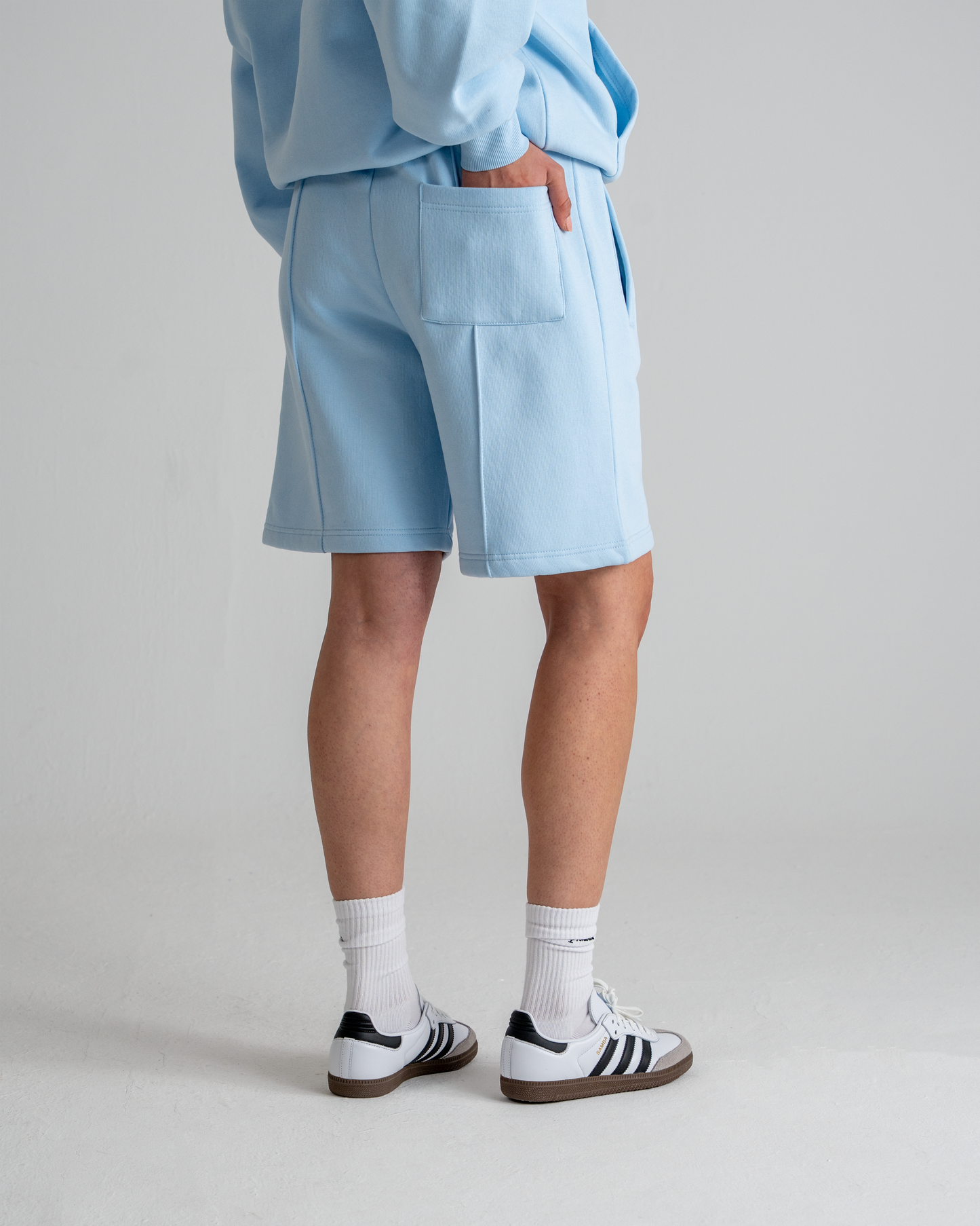 Hometown Sweatshorts Sky Blue
