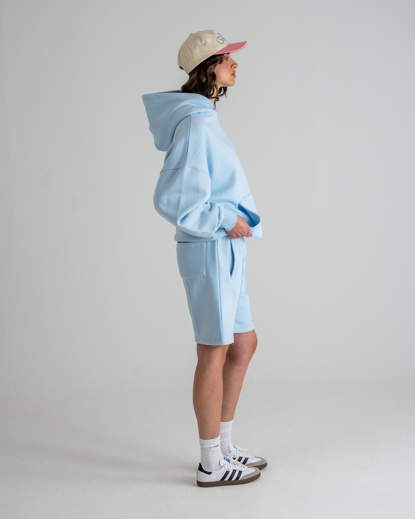 Hometown Sweatshorts Sky Blue